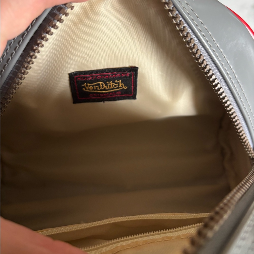 Rare Von Dutch Gray Y2K Mini Bowling Bag 🎳 - Picture 7 of 10